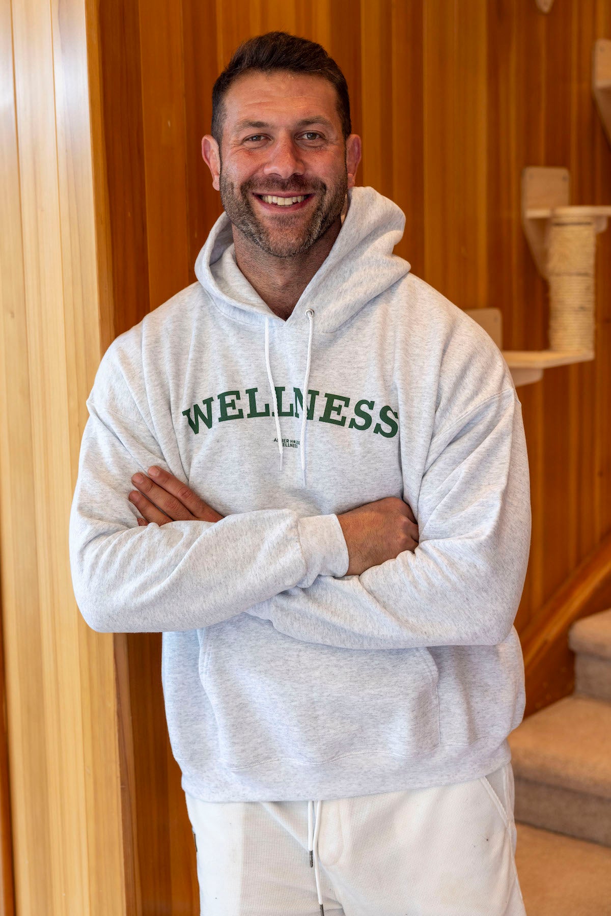 Wellness Hooded Sweatshirt - Grey