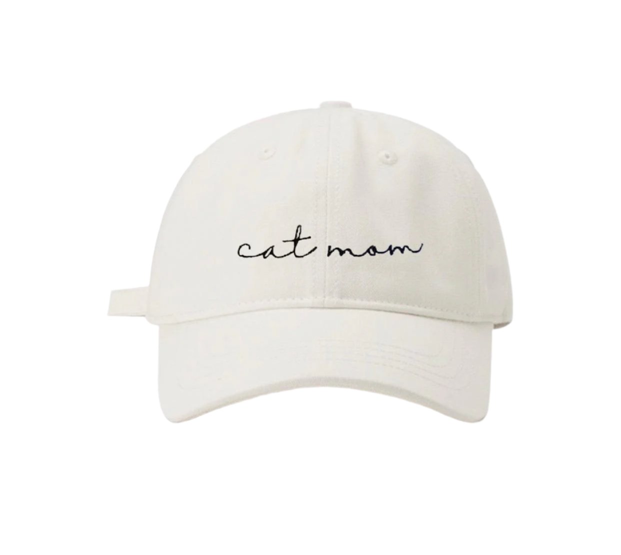 Cat Mom Hat - White