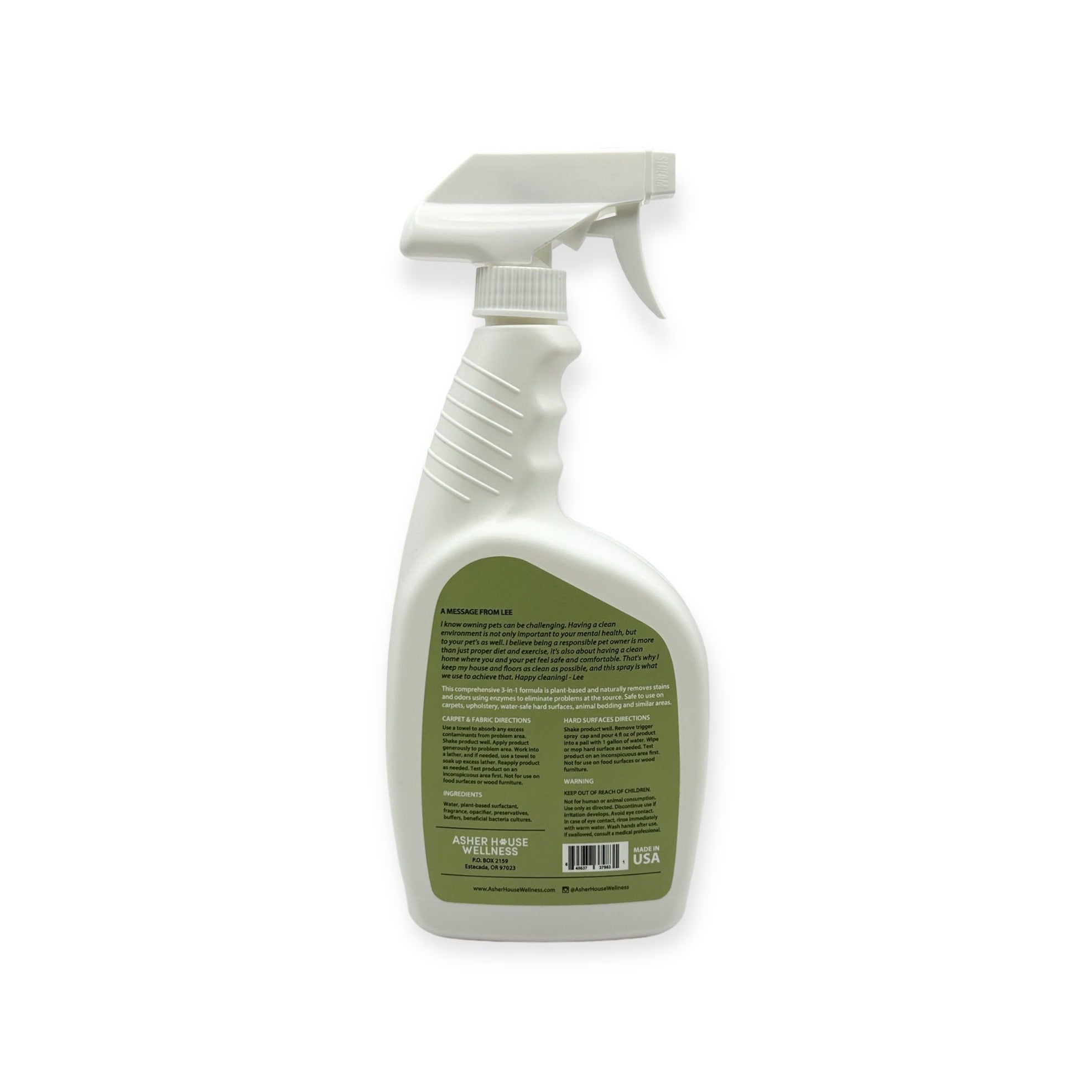 Pet Stain & Odor Cleaner (32FL OZ) – Asher House Wellness