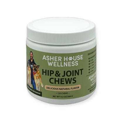 Asher House Wellness Cadera y articulaciones masticables (120 masticables)
