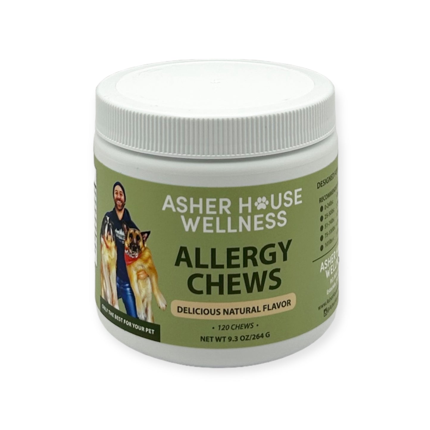 Asher House Wellness Allergie à mâcher (120 à mâcher)