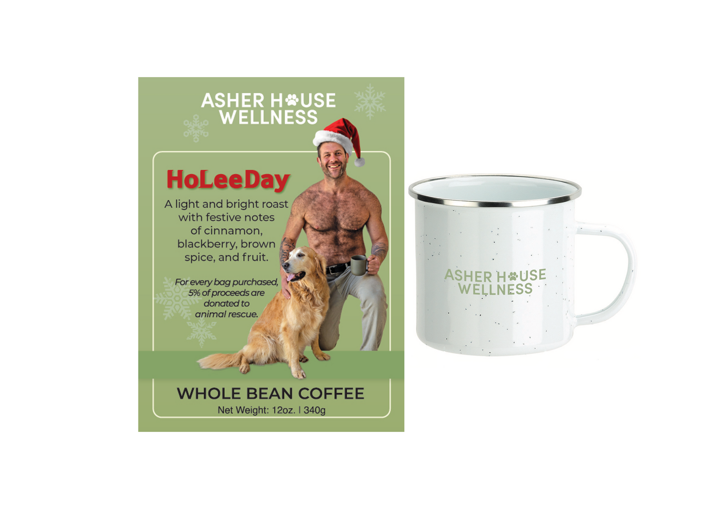 HoLeeDay Special Edition Coffee & Enamel Mug Set