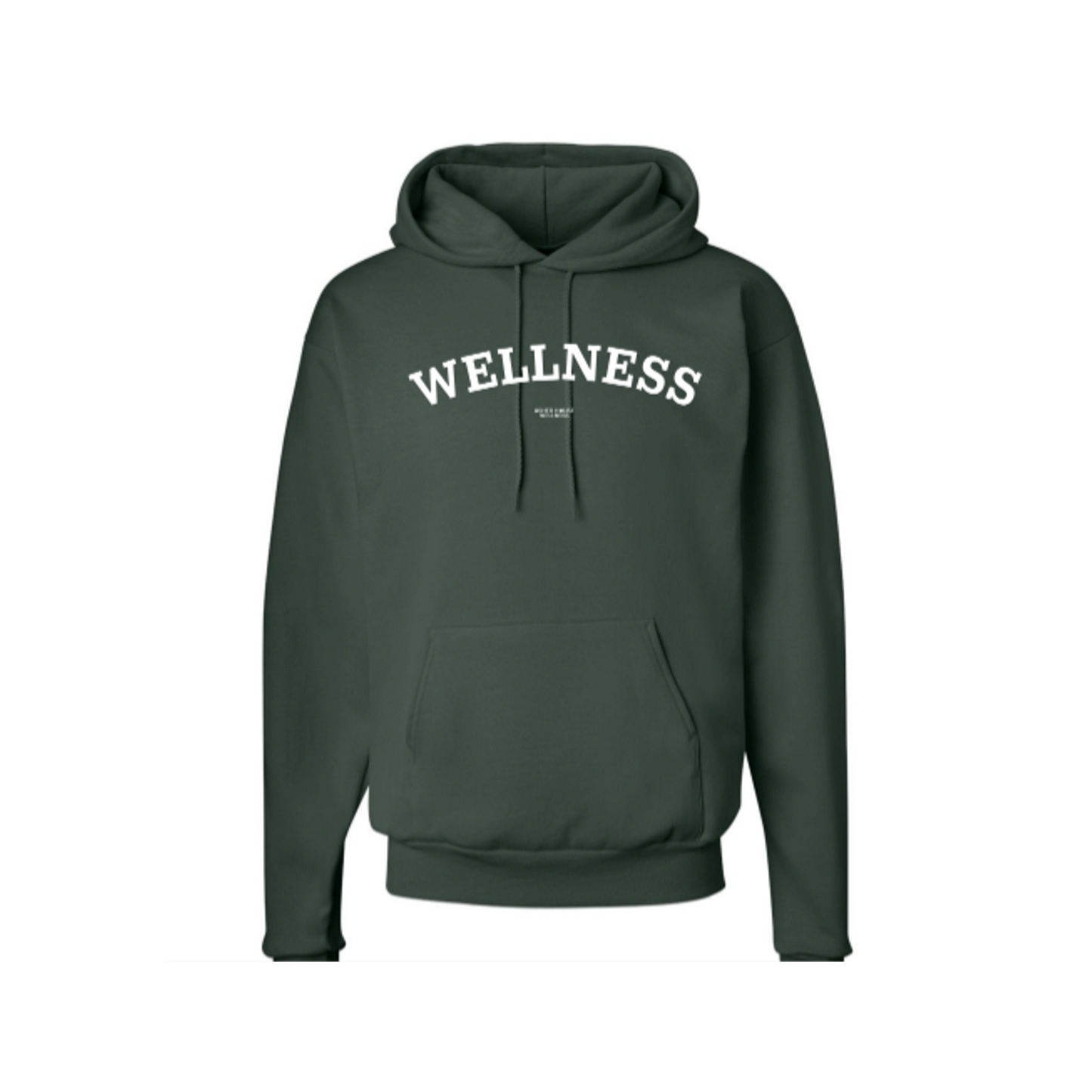 Wellness Hooded Sweatshirt - Dark Green